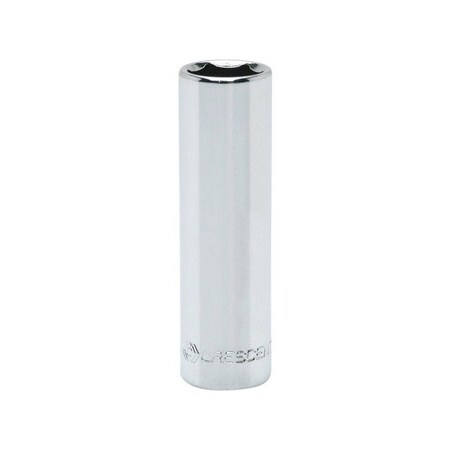 Weller Crescent 11 mm X 1/4 in. drive Metric 6 Point Deep Socket 1 pc CDDS18N